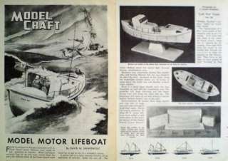 USCG COAST GUARD LIFE BOAT * NEAH BAY MODEL SHIP PLANS  