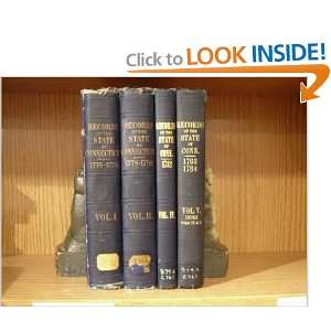   Volumes) Charles J. and Leonard Woods Labaree Hoadly Books
