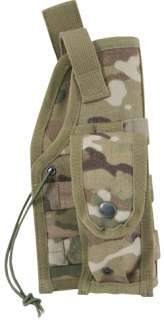 Military Camo Army MOLLE Compatible Gun Holster Fits 92 F or 45 ACP 