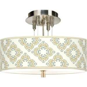  Aster Ivory Giclee 14 Wide Ceiling Light