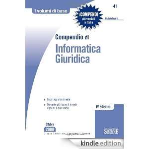Compendio di informatica giuridica (Diritto & informatica) (Italian 