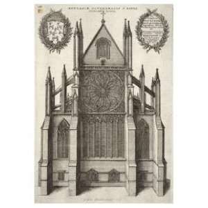   Wenceslaus Hollar   St Pauls. East end (State 2)