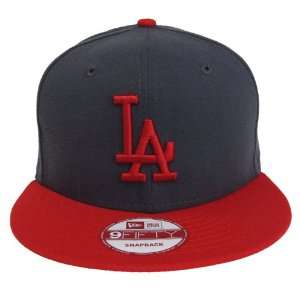   Dodgers Custom Retro New Era Snapback Cap Hat Grey Red Everything
