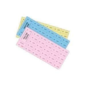  Auction Tickets   500 Sheets   WHITE