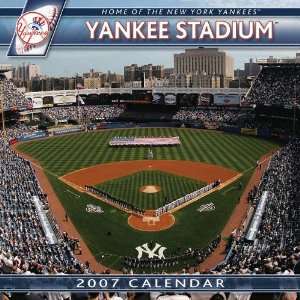 Yankee Stadium New York Yankees 12x12 Wall Calendar 2007  