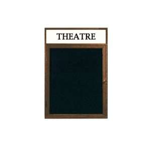  Illuminated Letter Board  1 Door & Header/Enclosed (2x3 