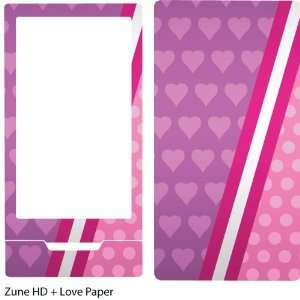  Love Paper Design Protective Skin for Microsoft Zune HD 