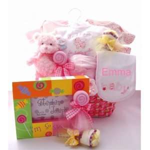  What Little Girls Are Made Of Baby Girl Gift Basket 