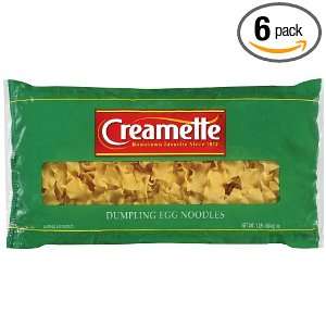 Creamette Egg Dumpling, 16 Ounce Packages (Pack of 6)  