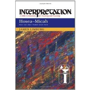 Hosea  micah Interpretation a Bible Commentary for 
