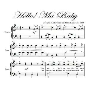    Hello Ma Baby Big Note Piano Sheet Music Howard and Emerson Books