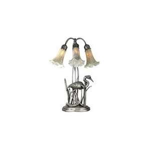  Dale Tiffany Glass Florence Lily Favrile Accent Lamp
