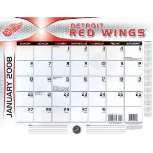  Detroit Red Wings 2008 Desk Calendar