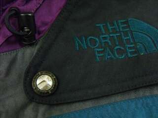NORTH FACE Black Gray Teal & Purple Gore Tex Ski Hiking Snowboard 