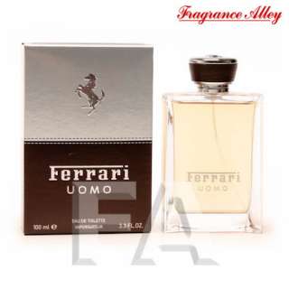 FERRARI UOMO by Ferrari 3.3 / 3.4 oz. edt Cologne Spray for Men * New 