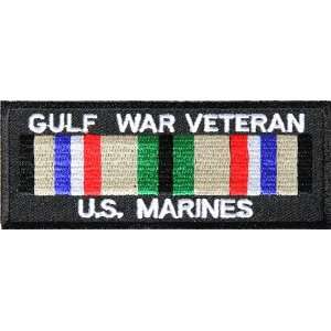  Gulf War Veteran Marines Patch, 4x1.5 inch, small 