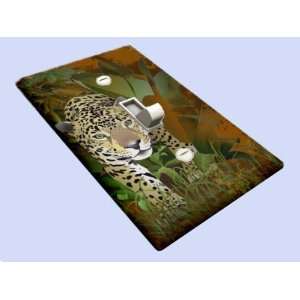  Leopard in the Undergrowth Decorative Switchplate Cover 