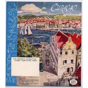  Curacao Netherlands West Indies Brochure 1950s Facts 