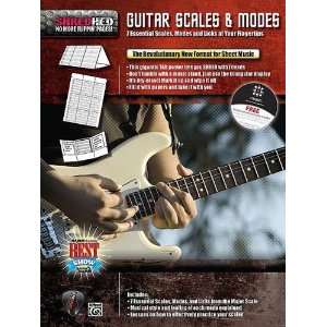  Alfred Shredhed Guitar Scales & Modes Poster Musical 