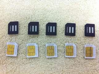   Black USIM Sim Card Inactive for Iphone 3G 3GS (can also activate 4 4s