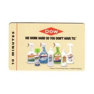  Collectible Phone Card 10m Dow Chemical (7 Different 