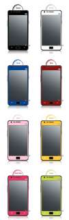 Color Anti Finger Screen Protector for Galaxy S2 BLACK  