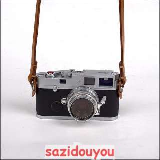   Simple Design Vintage Leather Camera Strap for Leica Nikon 2203  