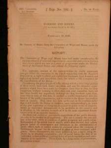   Congress of the United States. Original, & printed in 1836. (11Aug01PA