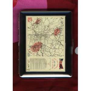  Vintage US Civil War Map Atlanta Centennial ID CIGARETTE 