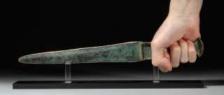 beautifully preserved Ancient Persian Bronze Age ceremonial dagger 