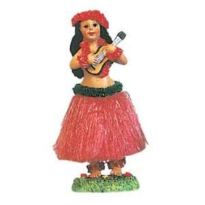  Hawaiian Girl with Ukulele Magnet Musical Instruments