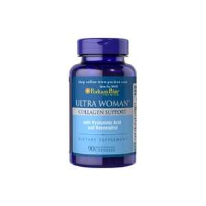 Ultra Woman Collagen Support with Hyaluronic Acid and Resveratrol 90 R
