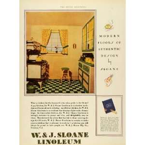  Ad W J Sloane Linoleum Decor Home Design Trenton New Jersey Dudley 