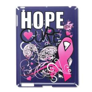  iPad 2 Case Royal Blue of Cancer Hope for a Cure   Pink 