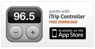 GRIFFIN ITRIP FM TRANSMITTER IPODS IPHONE 4 APP SUPPORT  