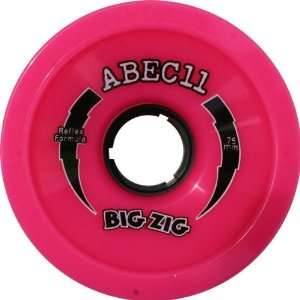    Abec11 Bigzigs 75mm 77a Pink Skate Wheels