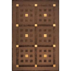   Guild Brown GU07 Contemporary 2.6 x 8.0 Area Rug