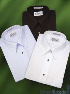   Laydown Collar No Pleats   Availble White, Ivory, Black Clothing