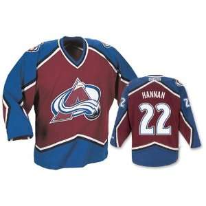 HANNAN #22 Colorado Avalanche CCM 550 Series Replica NHL Hockey Jersey 