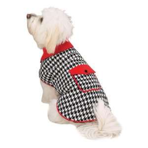  East Side Collection Polyester Reversible Houndstooth Coat 