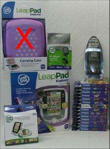   Leapfrog LeapPad Tablet Bundle w/8 Games,Power Pack +2 Bonus Apps