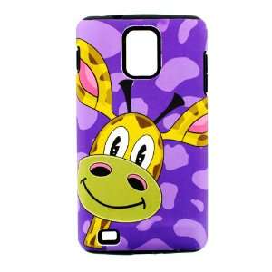  SAMSUNG INFUSE 4G 2 IN 1 HYBRID CASE SMILING GIRAFFE Cell 