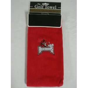  Arkansas Razorbacks College Golf Towel Red Trifold NEW 