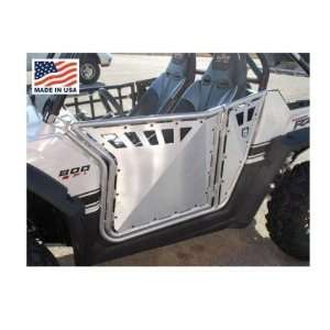 Pro Armor Polaris RZR 50 Suicide Doors WITH Cutouts Brushed Aluminum 