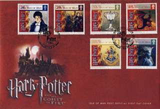 Harry Potter Limited Edition Isle of Man Post Stamp Set  