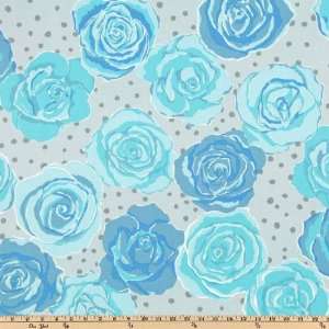   Rose Sateen Rose Dot Ice Fabric By The Yard Arts, Crafts & Sewing