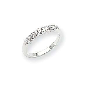  14k White Gold AAA Diamond anniversary band Diamond quality AAA 