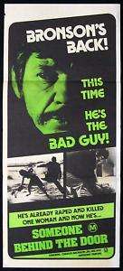 SOMEONE BEHIND THE DOOR Charles Bronson Daybill poster  