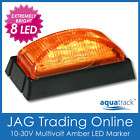 10 x 12V SUPERFLUX LED WHITE MARKER CLEARANCE LAMPS items in JAG 