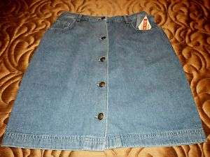 NWT Ruff Hewn Blue Jean Denim Short Mini Skirt 8P NEW  